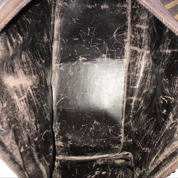 AUTH Fendi Zucca Canvas Boston Bag Handbag - Picture 6 of 8